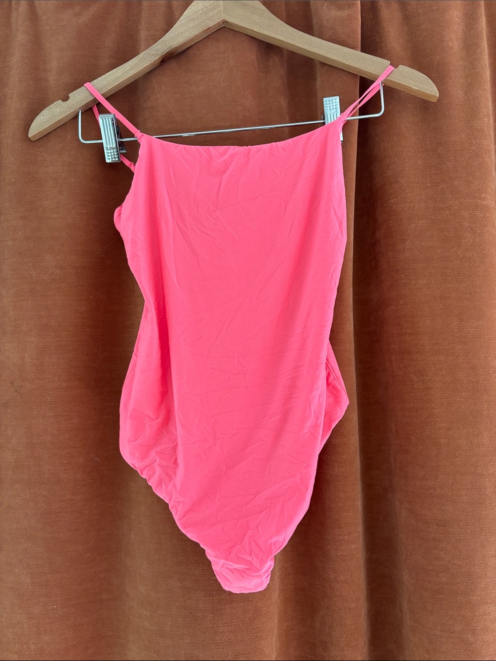 aerie Bright Pink Girls One-Piece Swimsuit